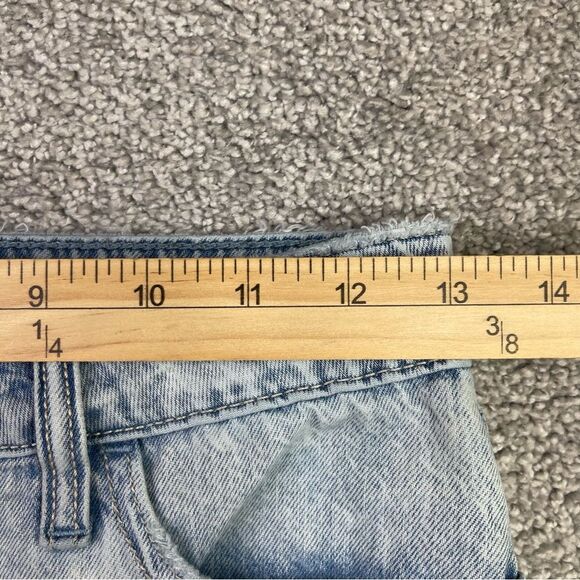 Hollister Jeans Womens 25 Short Blue Baggy Wide Leg High Rise Lightweight Cuffed - Picture 8 of 12